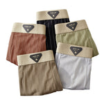 4 Pack Men's Skin-Friendly & Trendy Striped Lightweight Boxer Briefs
