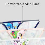 2 Pack Men's Trendy Printed Cartoon Comfortable and Breathable Bikini