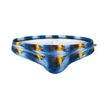 Men's Low-Rise Stylish Print Swim Briefs