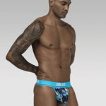 2 Pack Men's Sexy Bold Prints Cooling Lightweight Thong