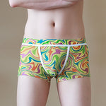 3 Pack Men's Sexy U-Shaped Mesh Breathable Boxer Briefs