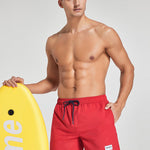Men's Solid Breathable Beach Shorts Boxer