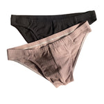 3 Pack Men's Solid Color Minimalist Style Breathable Cotton Briefs