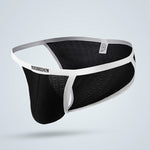 3-pack Men's Low Waist Sexy Narrow Hem Breathable Briefs