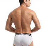3 Pack Men's Comfortable Sporty Breathable Low-Waist Sexy Briefs