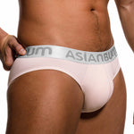 2 Pack Men's Ice Silk Mesh Breathable Simple & Sexy Design Comfort Briefs