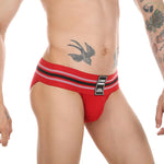 2 Pack Men's High-Stretch Rainbow Sports Comfort Bikini