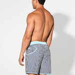 Men's Lightweight Moisture-Wicking Checkered Board Shorts
