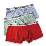 3 Pack Men's Double-Layered Gusset Odor-Control Seamless Trunks
