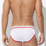 3 Pack Men's Low-Rise Sports Breathable Fitness Hip-Lifting Cotton Briefs