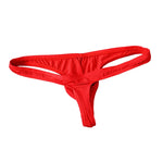 3 Pack Men's Large Enhancing Pouch & Solid Color Low-Rise Thongs