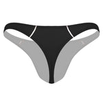3 Pack Men's Low-Rise U-Pouch & Thin Edging Sporty Cut Thongs