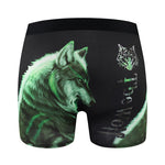 4 Pack Men's Digital Print Comfortable & Breathable Stretch Fit Boxer Briefs