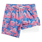 Men's Lightweight & Airy Quarter-Length Swim & Walk Quick-Dry Loose Fit Board Shorts