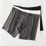 2 Pack Men's Seamless Fly Opening Breathable Chafe-Free Design Boxer Briefs