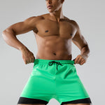Men's Minimalist Design Sporty Cut Odor-Control Board Shorts