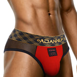 Men's Breathable With Patchwork Design Supportive Fit Briefs