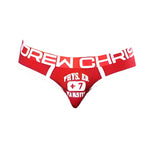 2 Pack Men's Ultra-Soft Printed Low-Rise Sexy Sporty Cut Anti-Chafing Bikini