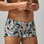 2 Pack Men's Printed Pure Cotton Trunks