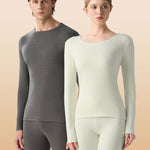 Men's Ultra-Soft Modal Second-Skin Warm-Touch Solid Color Cozy Thermal Sets