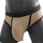 3 Pack Men's Seamless Comfort Large Supportive Pouch Sexy Low-Rise Briefs