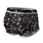 2-pack Men's Mesh Elephant Nose Transparent Boxer Briefs