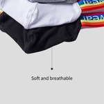 3-pack Men's Rainbow Cotton Thong