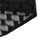 2 Pack Men's Sheer Grid Mesh Breathable Large U-Pouch Trunks