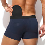 Men's Breathable Mesh Odor-Control Quick-Dry Stretch Fit Trunks