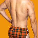 2 Pack Men's Loose Aloha Cotton Plaid Home Pants