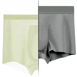 2 Pack Men's Ultra-Thin Ice Silk Quick-Dry Trunks