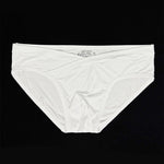 2 Pack Men's Ultra-Soft Modal Breathable Mesh Ice Silk Briefs