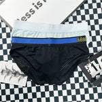 2 Pack Men's Mesh Loose Fit Sport Low-Rise Briefs
