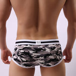 2 Pack Men's Ultra-Soft Bold Prints Sporty Cut Anti-Chafing Snug Fit Trunks