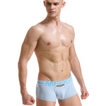 2 Pack Men's Supportive Pouch Breathable Comfort Quick-Dry Stretch Trunks
