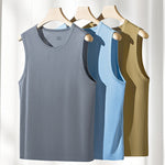 Men's Vests Undershirts with Ultimate Soft Short Sleeve Vests