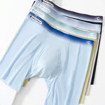 4-pack Men's Anti-Chafing & Gusset Protection Ice Silk Midway Briefs