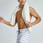 Men's Vibrant Graphic Odor-Control Comfy Waistband Casual Board Shorts