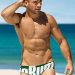 Men's Sexy Letter Printed Swim Briefs