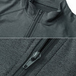 Men's Zip-Up Sports Long Sleeve Shirt