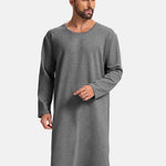 Men's Long-Sleeved Romper Ultra-Soft Seamless Comfort Sleepwear