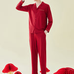 Modal Cotton Comfortable Couple Pajamas Set