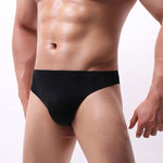 Men's Seamless Low-Rise Support Underwear with U-Shape Pouch