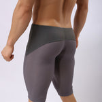 Men’s Athletic Compression Tight Shorts with Drawstring