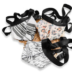 3 Pack Men's Leopard Print Ice Silk Mesh Jockstraps with 3D Pouch Breathable Support