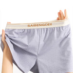 3 Pack Men's Breathable Soft Cotton Loose Fit Tagless & Seamless Boxer Shorts
