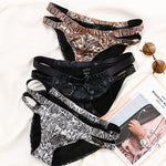2-pack Men's Snake Print Hollow Briefs