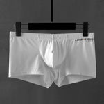 3 Pack Men's Breathable Ice Silk Double-Layered Big Pouch Sexy Boxer Briefs