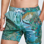 Men’s Summer Printed Quick Drying Board Shorts