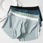 3 Pack Men's Contoured Pouch Seamless Trunks